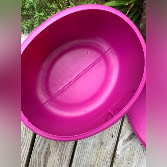Rare PET ZONE Large Fuchsia Mouse Shaped Storage Container Box Bin Lid - Picture 8 of 11